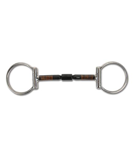 D-Ring Snaffle Bit mit Sweet-Iron Rolle